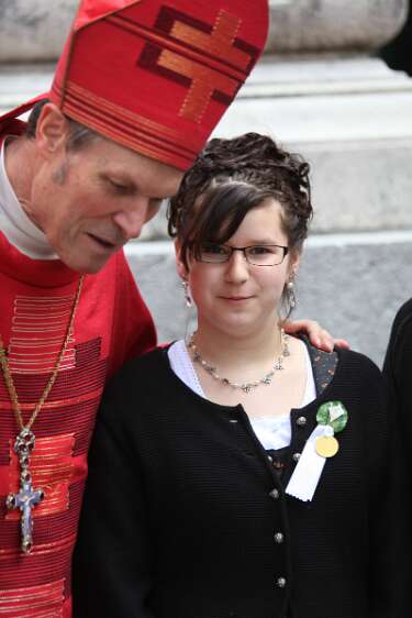 Firmung mit Abt Berthold Heigl und Propst Raimund Breiteneder um 10:30h