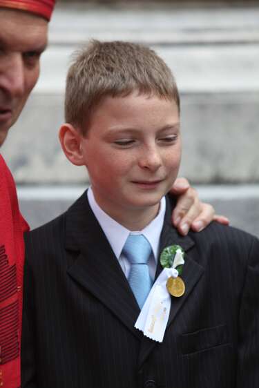 Firmung mit Abt Berthold Heigl und Propst Raimund Breiteneder um 10:30h