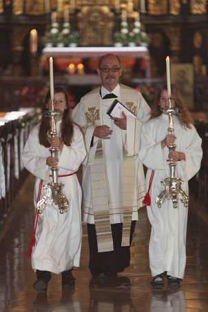 Taufe von Alexander Christian Drumeva-Maierhofer mit P.Gerhard Ellinger