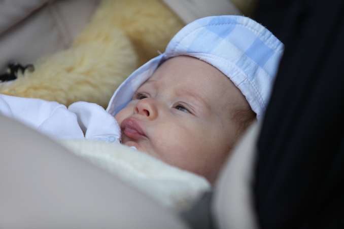 Taufe von Alexander Christian Drumeva-Maierhofer mit P.Gerhard Ellinger