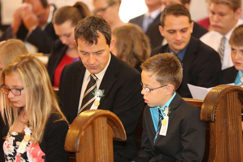 DekantasFirmung am 07.06.2014 08h mit Abt Petrus