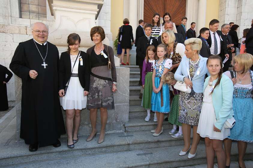 DekantasFirmung am 07.06.2014 08h mit Abt Petrus