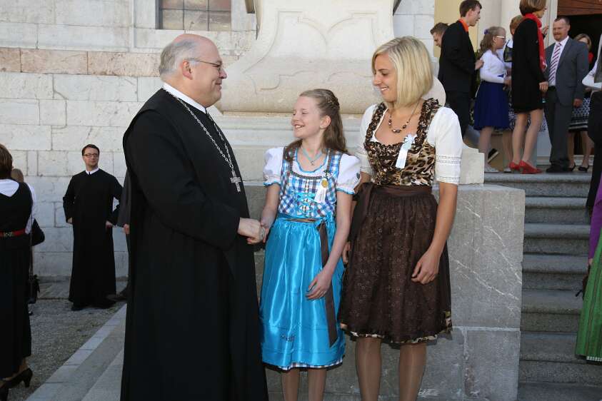 DekantasFirmung am 07.06.2014 08h mit Abt Petrus