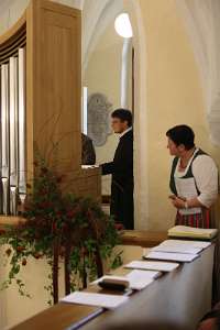 OrgelWeihe in St.Veit durch Abt Petrus