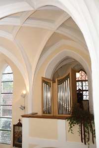 OrgelWeihe in St.Veit durch Abt Petrus