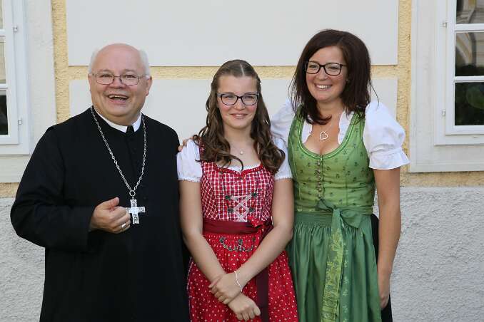 Firmung mit Abt Petrus und Altabt Berthold