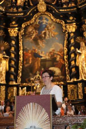 Firmung mit Abt Petrus und Altabt Berthold