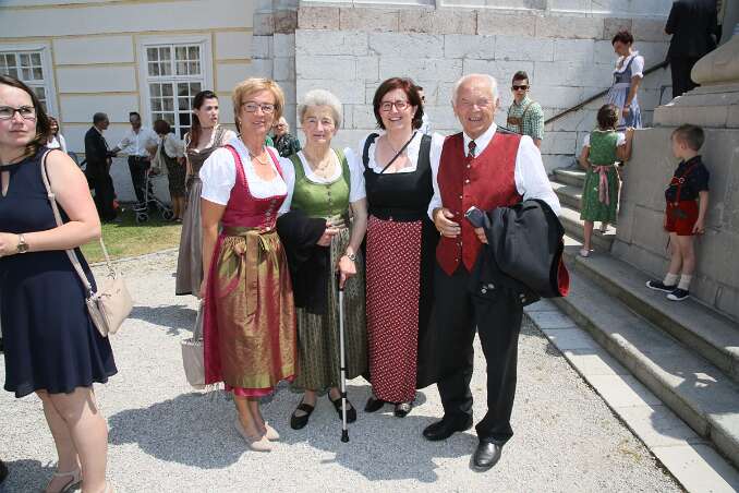 Firmung mit Abt Petrus und Altabt Berthold