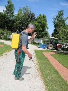 MiniTag 2018 in Seitenstetten Unkrautbekämpfung, Im Hofgarten des Stiftes, NUR mit rein biologischen Mitteln. :)