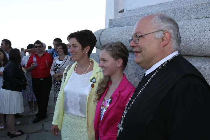 Firmung mit Abt Petrus Pilsinger und Altabt Johannes Gartner (08h)