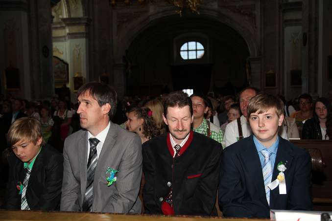 Firmung mit Abt Petrus Pilsinger und Altabt Johannes Gartner (10h30)