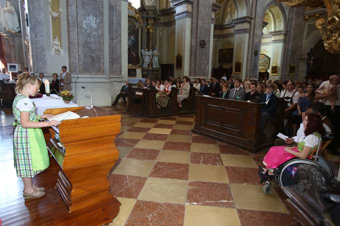 Firmung mit Abt Petrus Pilsinger und Altabt Johannes Gartner (10h30)