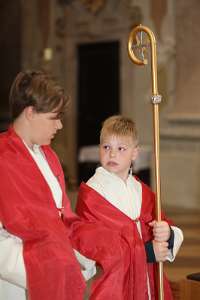Firmung am Sonntagberg, 10h30 Ministranten