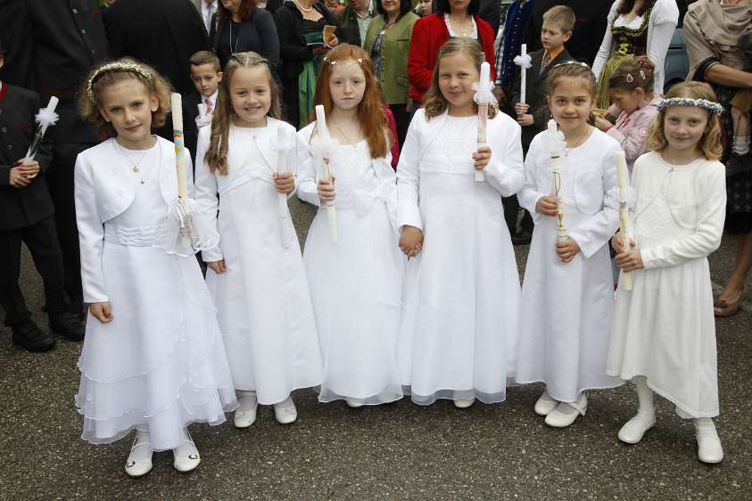 Erstkommunion 2016 in Wolfsbach Mädchen-Power :)