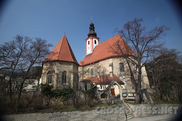 2009.04.06_10.25.36.jpg - W�rflach wurde von bayrischen M�nchen aus dem Kloster Formbach gegr�ndet und "Wirbilach", d.i. wirbelnde Ache (heute Johannesbachklamm) benannt.Der Name wird 1094 in einer Schenkungsurkunde erstmals erw�hnt und hat sich �ber verschiedene Schreibweisen (wirbilaha, wervilaha u.a.) bis heute erhalten.