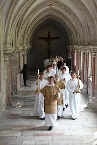 Feierliche Benediktion des Abtes Maximilian Heim