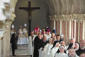 Feierliche Benediktion des Abtes Maximilian Heim