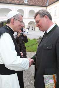 Feierliche Benediktion des Abtes Maximilian Heim