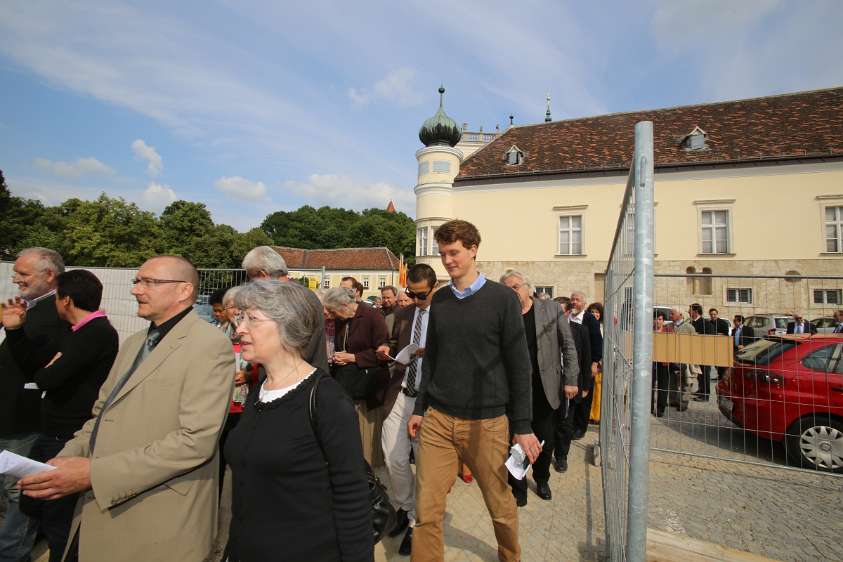 GrundSteinLegung HochSchul-AusBau