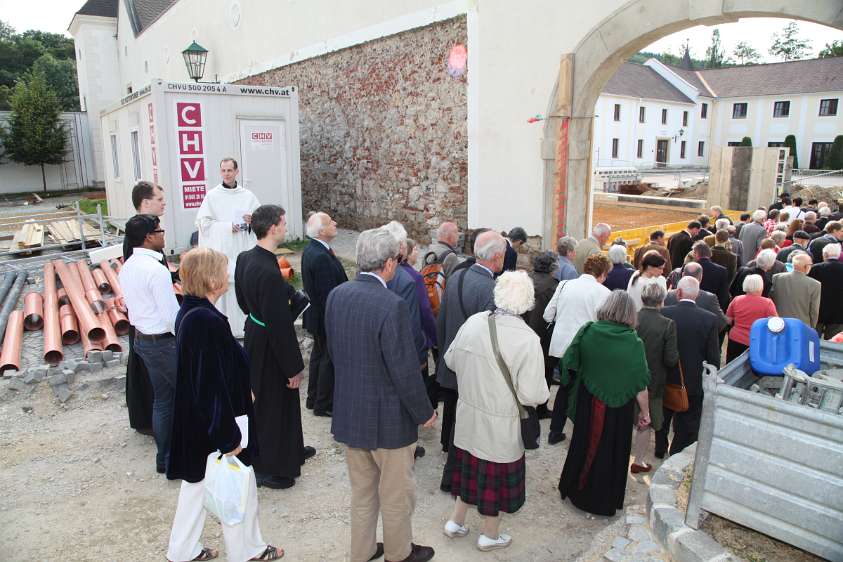 GrundSteinLegung HochSchul-AusBau