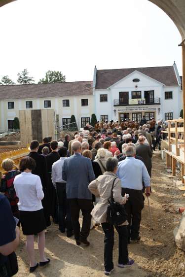 GrundSteinLegung HochSchul-AusBau