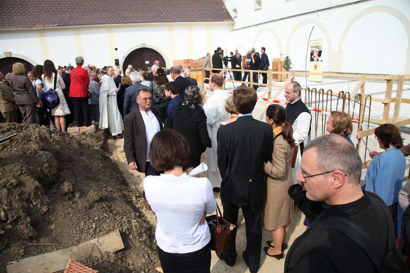 GrundSteinLegung HochSchul-AusBau