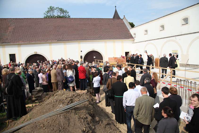 GrundSteinLegung HochSchul-AusBau