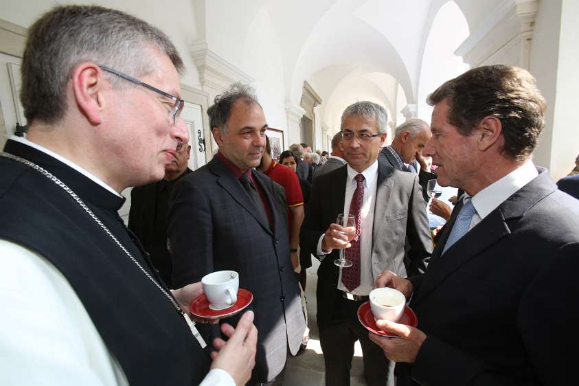 GrundSteinLegung HochSchul-AusBau