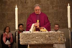 Eröffnung des Radio Maria Studios in Innsbruck Abt Raimund Schreier, Elevation