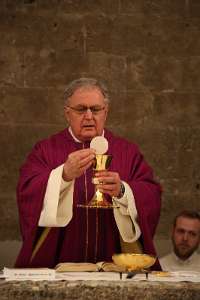 Eröffnung des Radio Maria Studios in Innsbruck Abt Raimund Schreier, Agnus Dei