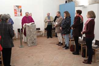 Freitag Heilige Messe mit Abt Raimund Schreier in der Marquard-Kapelle im Stift Wilten.