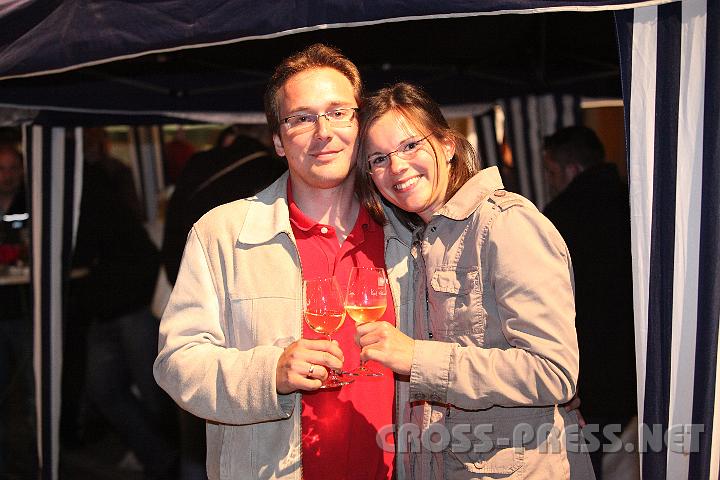 2009.06.20_22.03.38.jpg - Martin und Petra, seit Jahren Exil-Linzer, kommen immer wieder gerne nach St.Peter.